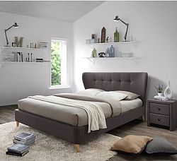 Čalouněná postel H62 - 160x200cm