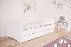 Dětská postel s úložným prostorem Sen 160X80 cm, bílá