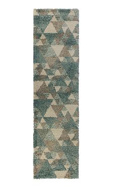 Kusový koberec Dakari Nuru Blue/Cream/Grey-60x230