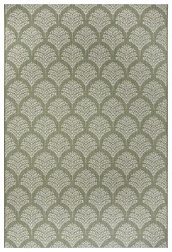 Kusový koberec Flatweave 104868 Green/Cream-80x150