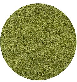 Kusový koberec Life Shaggy 1500 green kruh-160x160 (průměr) kruh