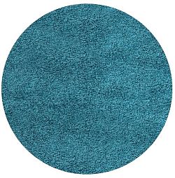 Kusový koberec Life Shaggy 1500 tyrkys kruh-80x80 (průměr) kruh