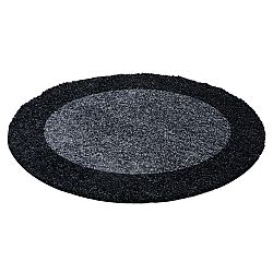 Kusový koberec Life Shaggy 1503 anthracit kruh-120x120 (průměr) kruh