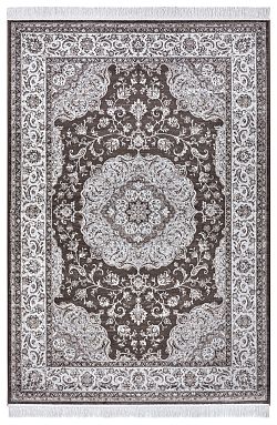 Kusový koberec Naveh 105030 Brown, silver-95x140