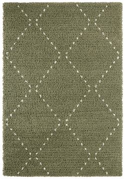 Kusový koberec Retro 105199 Forest Green, Cream-80x150