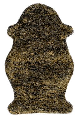 Kusový koberec Samba 495 Lemon (tvar kožešiny)-55x85 tvar kožešiny