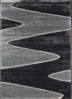 Kusový koberec Seher 3D 2652 Black Grey-120x180
