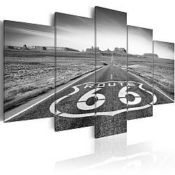 Obraz - Route 66 - black and white