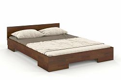 Prodloužená postel Spectre 140x220 cm, borovice masiv, ořech