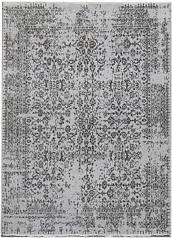 Ručně vázaný kusový koberec Diamond DC-JK 1 SILVER/BLACK-180x275