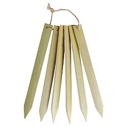 Bambusové štítky k ropstlinám