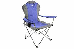 Divero 35087  Skládací kempingová rybářská židle Deluxe - modro/šedá