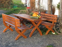 Zahradní dřevěná lavice STRONG  160cm 