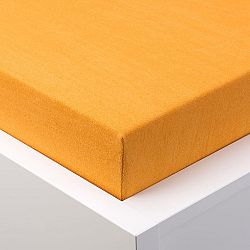 Hermann Cotton Napínací prostěradlo froté EXCLUSIVE oranžová 180 x 200 cm