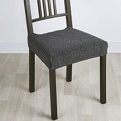 Nueva Textura decoDoma napínací potah strečový GLAMOUR šedé židle 2 ks 40 x 40 cm