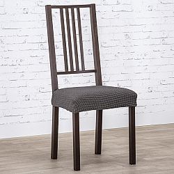 Nueva Textura decoDoma napínací potah strečový NIAGARA antracitová židle 2 ks 40 x 40 cm