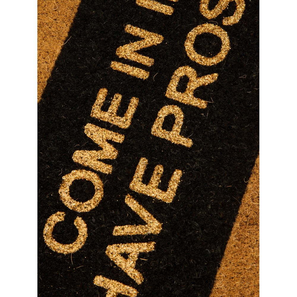 Rohožka Artsy Doormats Come In If you Have Prosecco Glitter, 40 x 60 cm