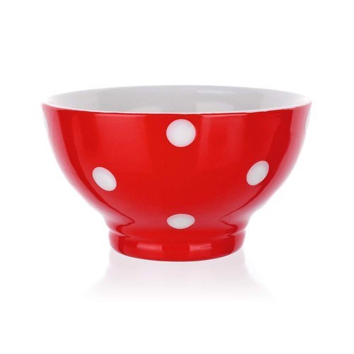 Banquet miska keramick 13 cm erven s punt ky veselebydleni cz