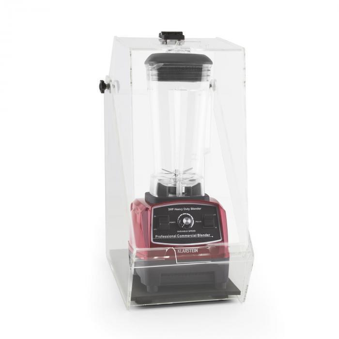 Klarstein Herakles 2G, červený, stolní mixér s krytem, 1200 W, 1,6 k, 2 litry, bez BPA